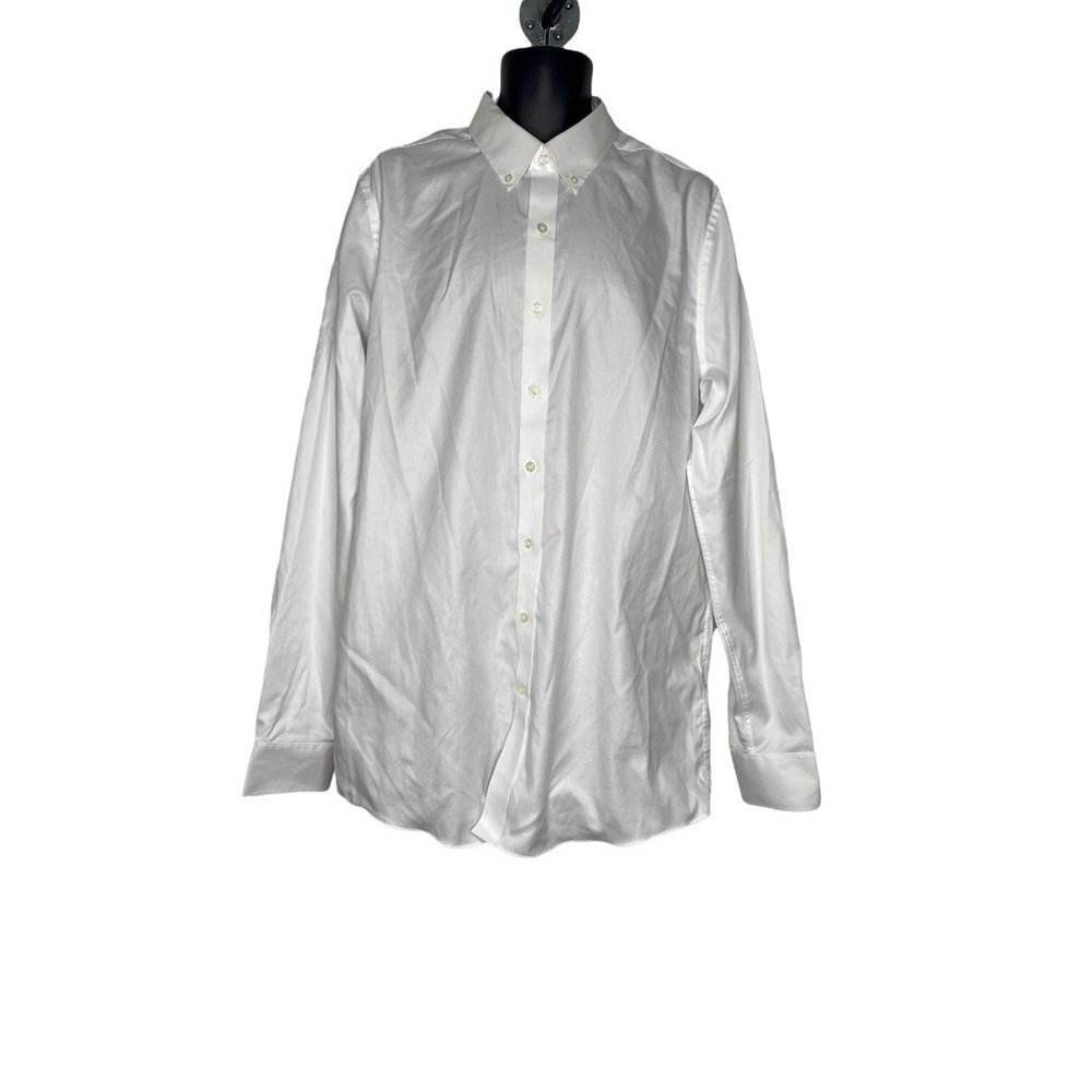 Stantt Mens Oxford Shirt White Button Down‎ Collar JEFFERSON New